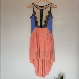 Pleats & Lace Romantic Dress (S)